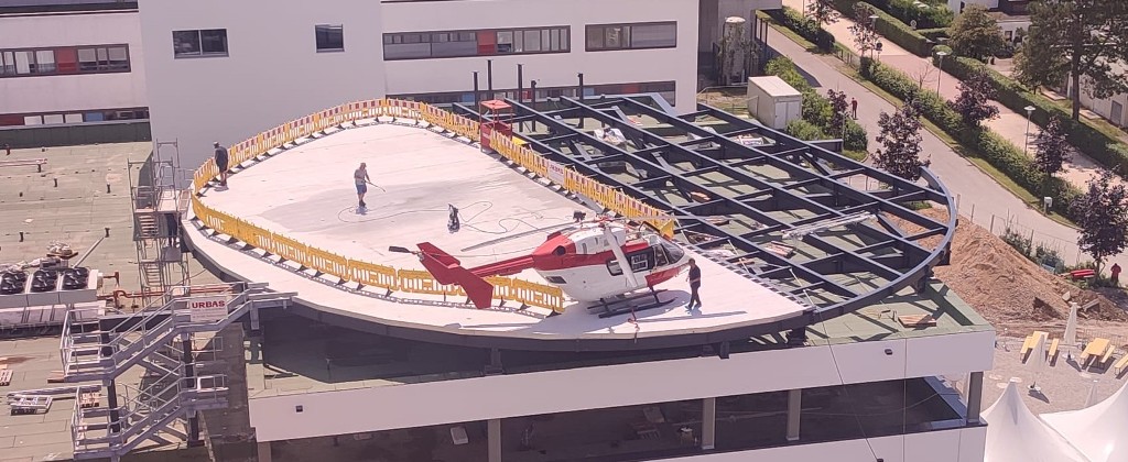 Medius Klinik Nürtingen - Hubschrauberlandeplatz