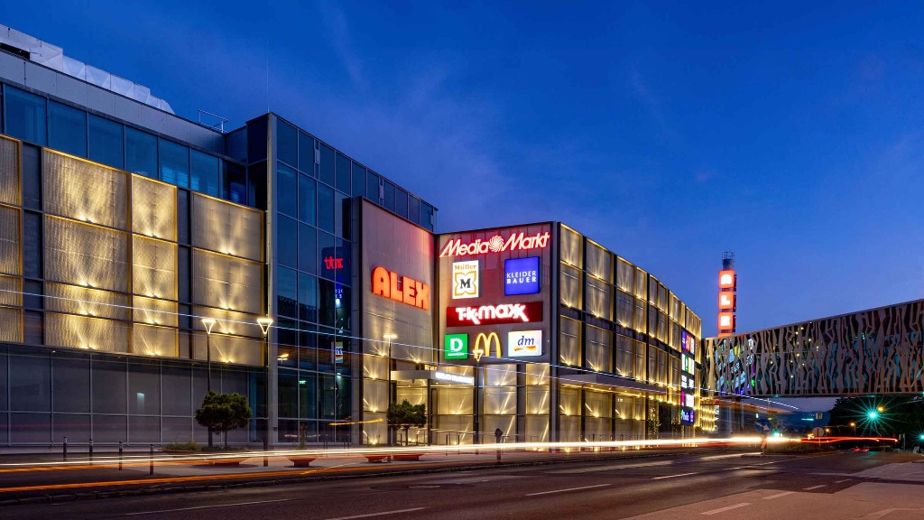 Shopping Center Alex Krems - Fassadengestaltung